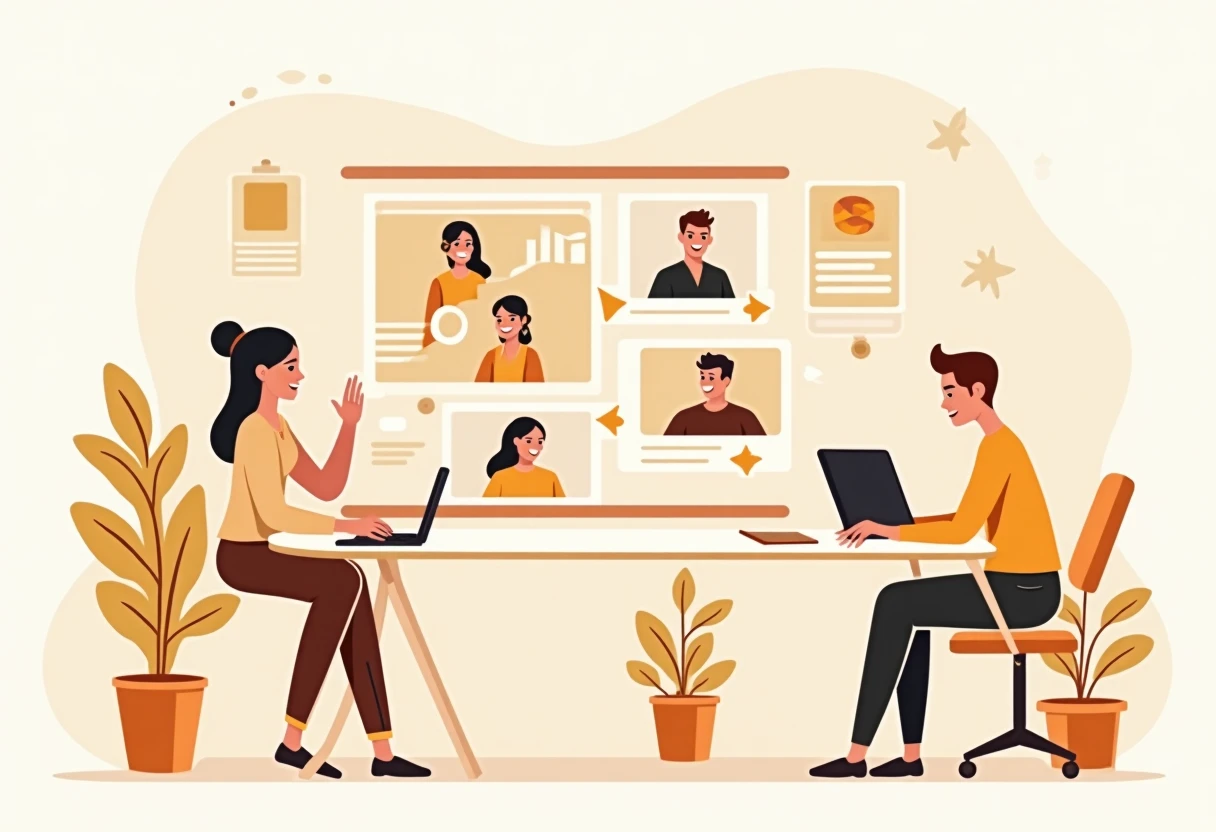 Team of customer service professionals