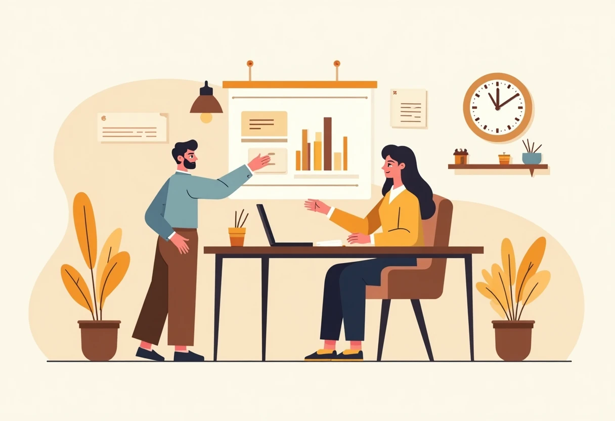Ambiente de trabalho administrativo