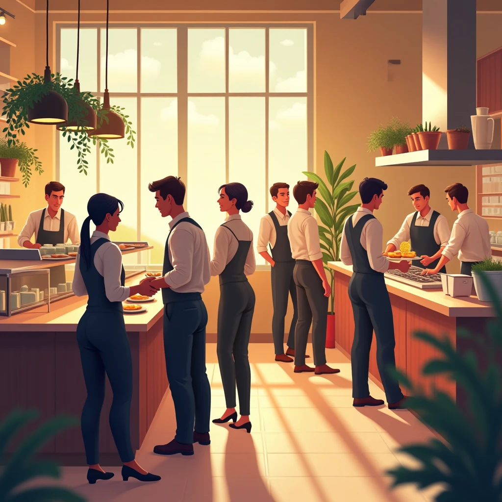 Vibrant hospitality scene