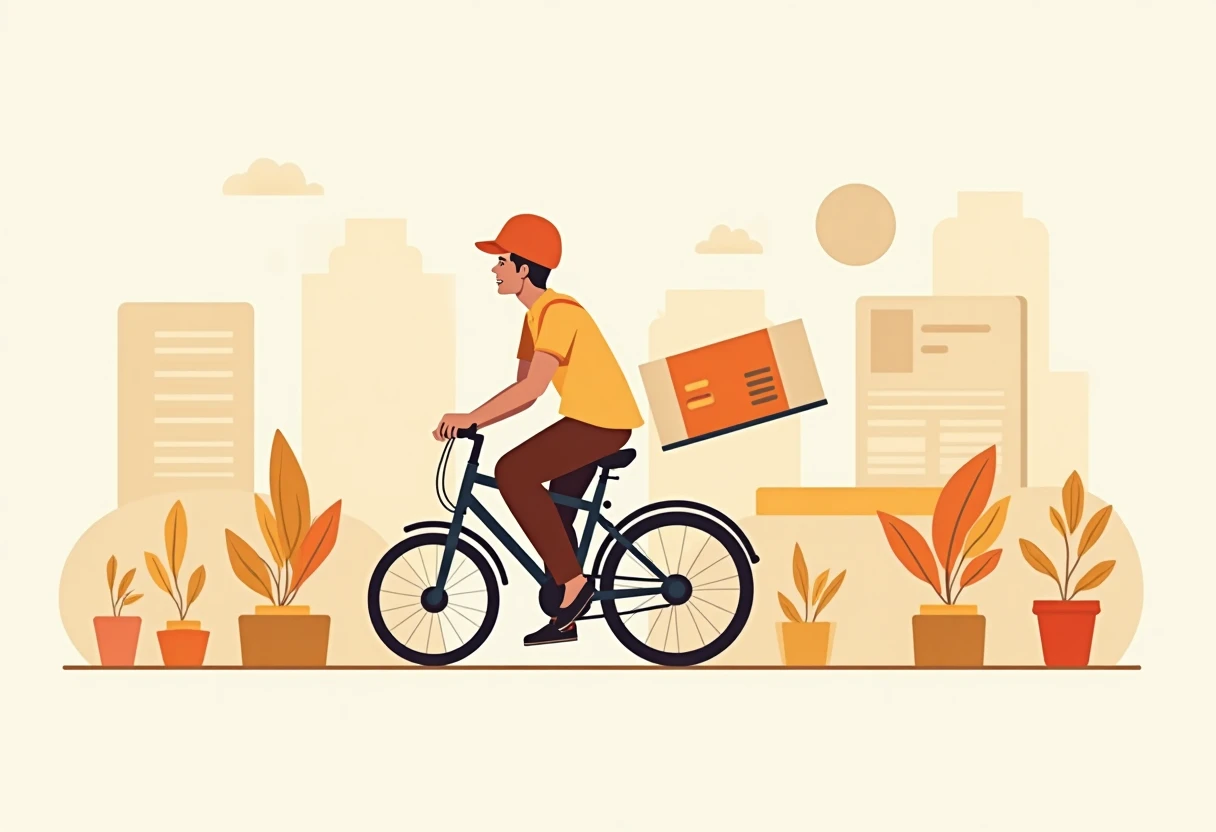 Trabajos de reparto en ciudades