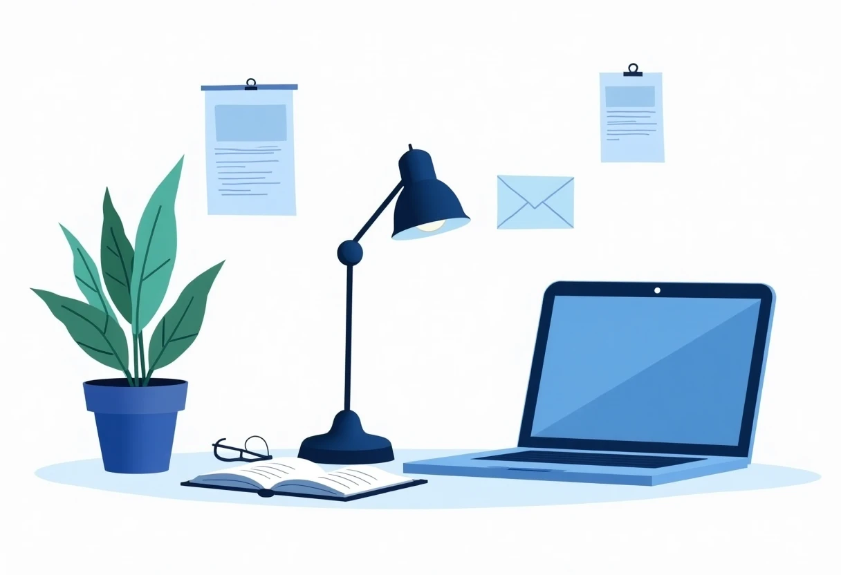 Welcoming home office setup