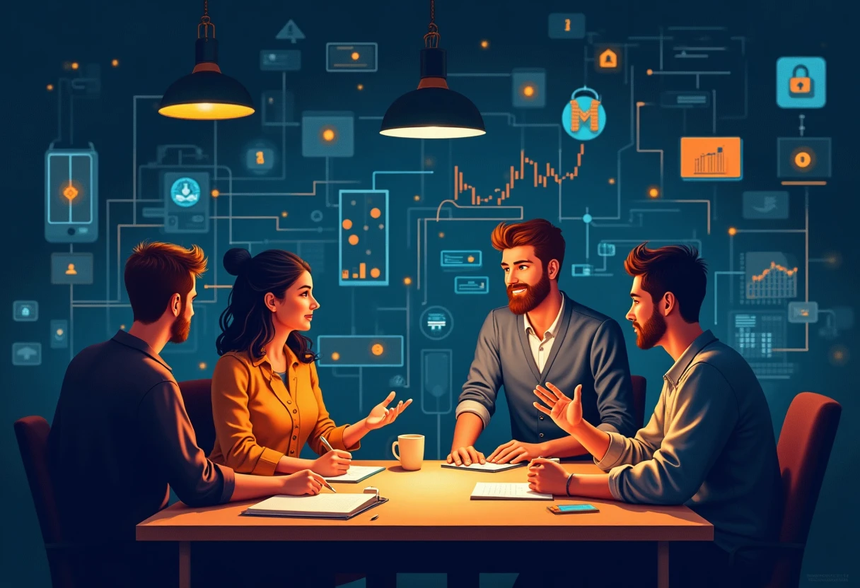 Advanced security team meeting