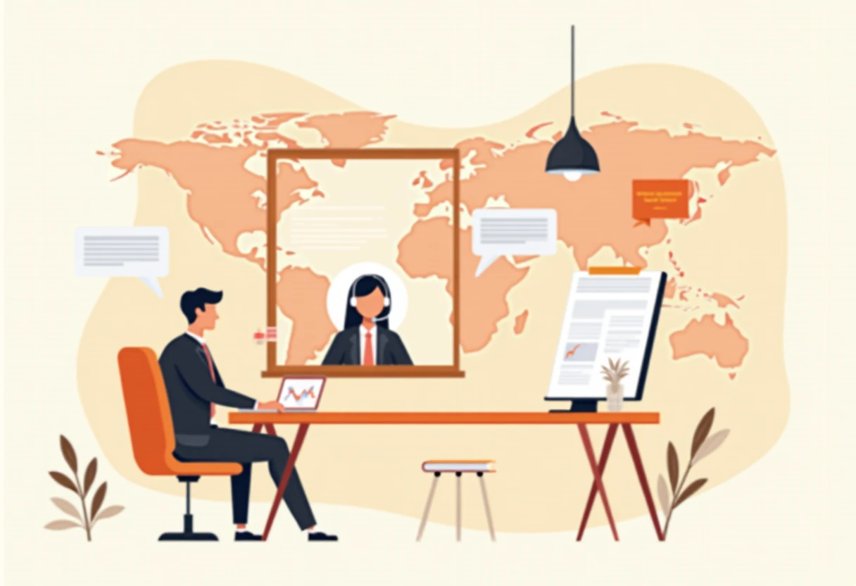 Global customer service interaction
