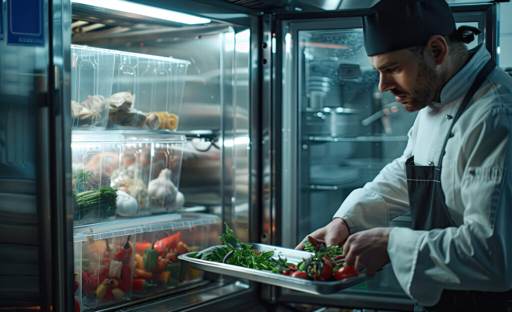 organize commercial refrigerators